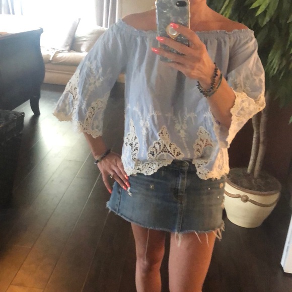 Charlotte Russe boho shirt size medium - Picture 2 of 6